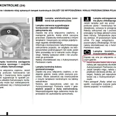Kontrolki Dacia Dokker: lampka kontrolna układu oczyszczania spalin zapala się po włączeniu zapłonu.