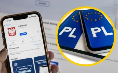 Aplikacja mObywatel i polskie tablice rejestracyjne. Nowa fz rejestracja wkrótce dostępna.
