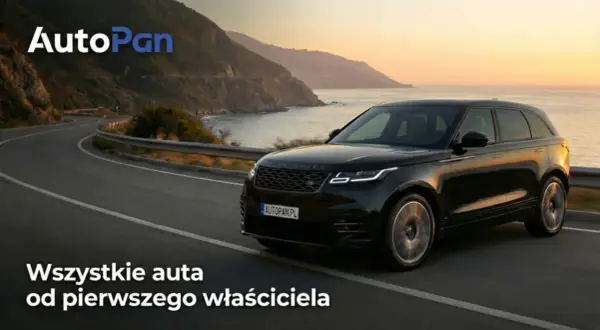 Czarne Range Rover na krętej drodze nad morzem. Szukasz samochodów z Niemiec oferty prywatne? Sprawdź auta od pierwszego właściciela na AutoPan.pl.