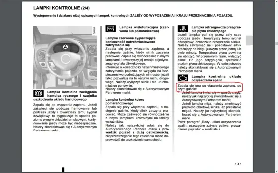 Co oznaczają kontrolki w Dacia Dokker? Opis ostrzegawczych symboli