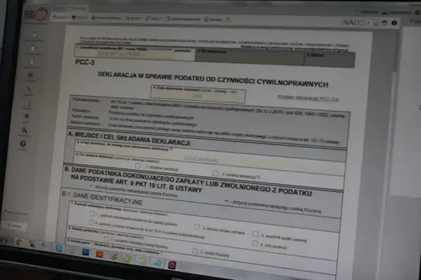 Formularz PCC-3 do deklaracji podatku od czynności cywilnoprawnych. Wypełnianie formularza PCC-3.